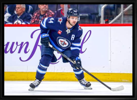 Josh Morrissey 20" x 29" Framed Canvas Winnipeg Jets 31.5" x 22.5"